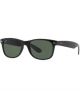 Ray Ban 0RB2132 901L 55 BLACK CRYSTAL GREEN Nylon Man