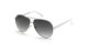 Guess Gu69696110C  Metal Sun Glasses  Shiny Light Nickeltin  Smoke Mirror M Nb