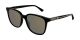 Gucci Gg0376S005 54 Woman Acetate Rectangular Square Blackblackgrey Nb