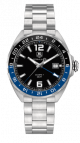 TAG Heuer Formula 1 Calibre 6 Steel Bracelet Black Dial Gmt Function