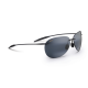 Maui Jim 421-02 Sugar Beach Gloss Black Neutral Grey